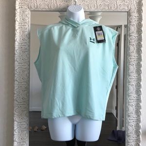 NWT UA cropped tank hoodie